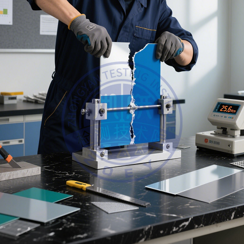 彩钢板涂层接缝剥离实验